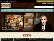 Tablet Screenshot of cantorlawgroup.com